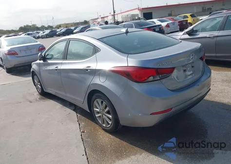 2016 Hyundai Elantra Se from USA, damaged, VIN 5NPDH4AEXGH746299